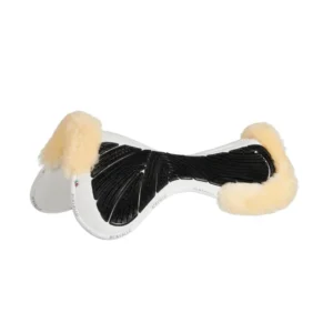 Mezzo sottosella Close Contact gel & memory foam con schaffell White/Natural Taglia unica