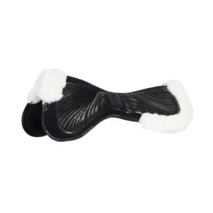 Mezzo sottosella Close Contact gel & memory foam con schaffell Black/White Taglia unica