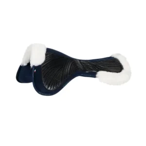 Mezzo sottosella Close Contact gel & memory foam con schaffell Blue/White Taglia unica