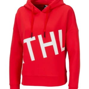 Mie Felpa con cappuccio da donna Flame Scarlett Red 40