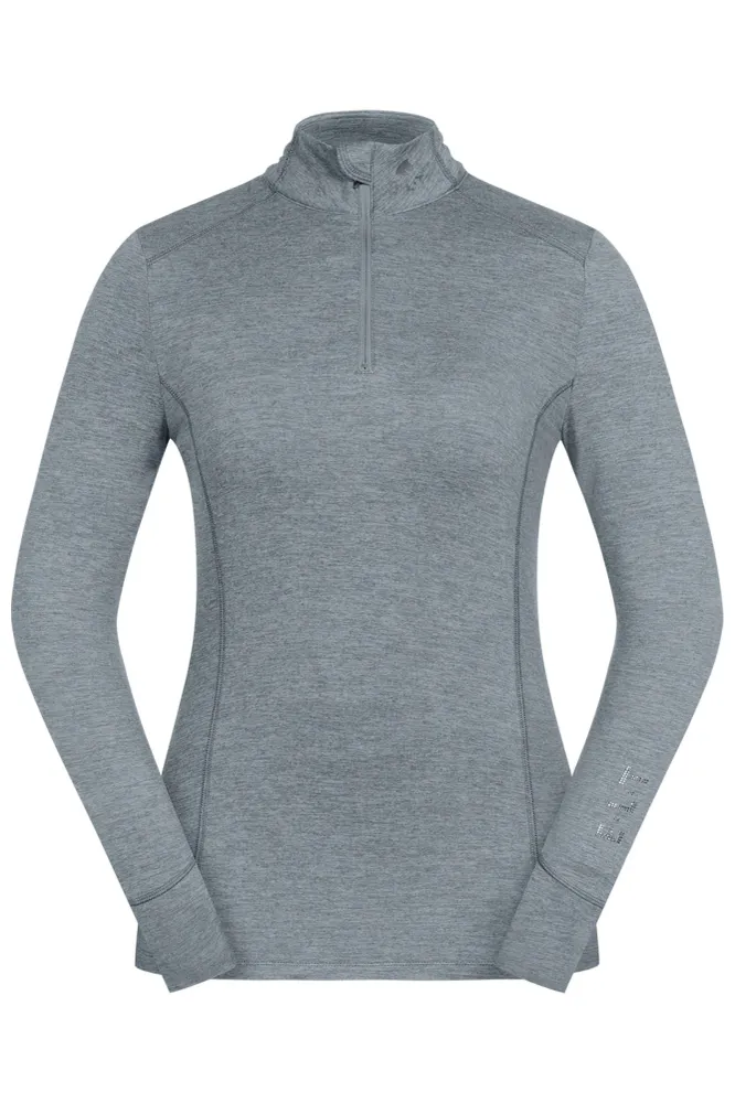 Milano Women´s Functional Zip Shirt Silver Blue S