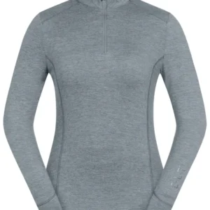 Milano Women´s Functional Zip Shirt Silver Blue XXS