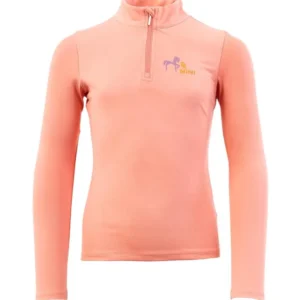 Mini Kids maglia maniche lunghe con zip Peach Blossom 140