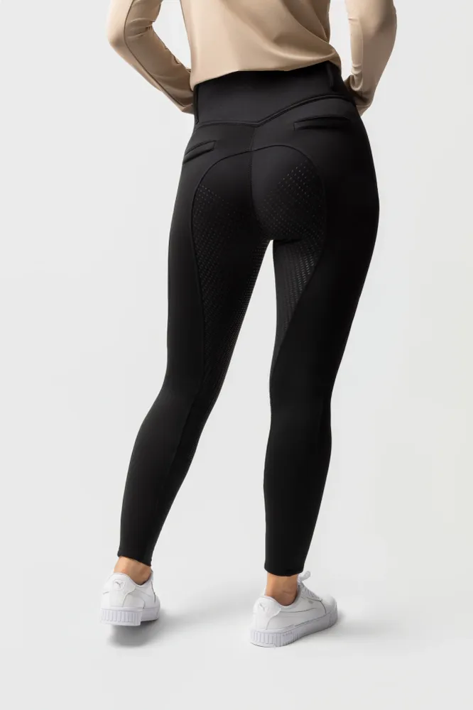 Mira pantaloni termici equitazione donna full grip Black 34