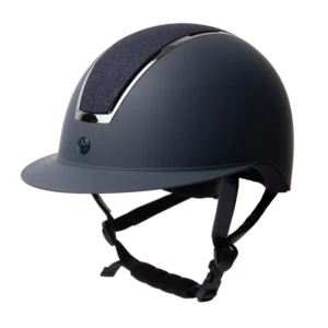 Monarch II Casco da equitazione glitter metallizzato Night Blue/ Dark Blue 58-60