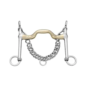 KK morso da briglia dressage, bocca rigida con port, 18 mm, Sensogan No Color 140 mm