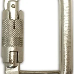 Moschettone Carabelli 22 kN Parallelo Automatico Acciaio Zincato per Carrucole e Bloccanti Chiusura Catch-free