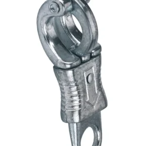 Moschettone di sicurezza, 14 mm Silver Taglia unica