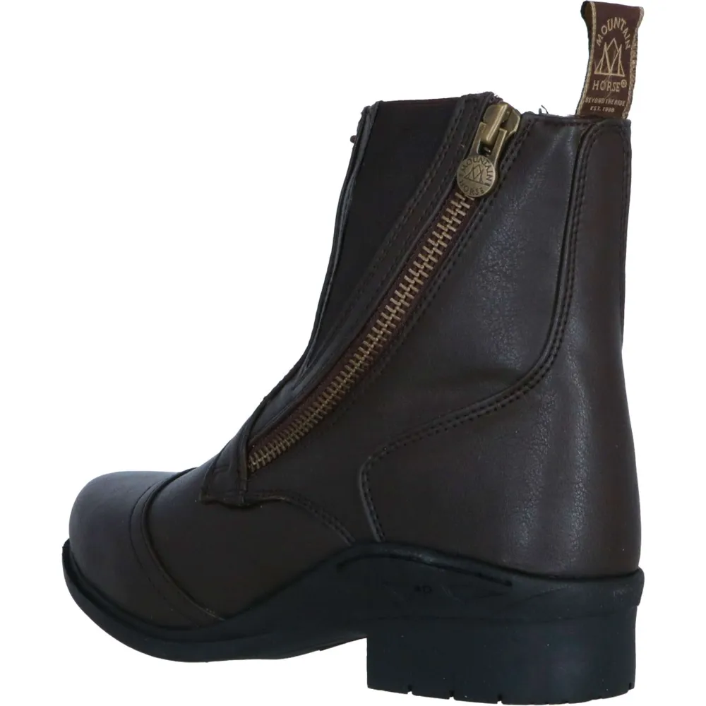 Mountain Horse Stivaletti Veganza Side Zip Paddock Marrone