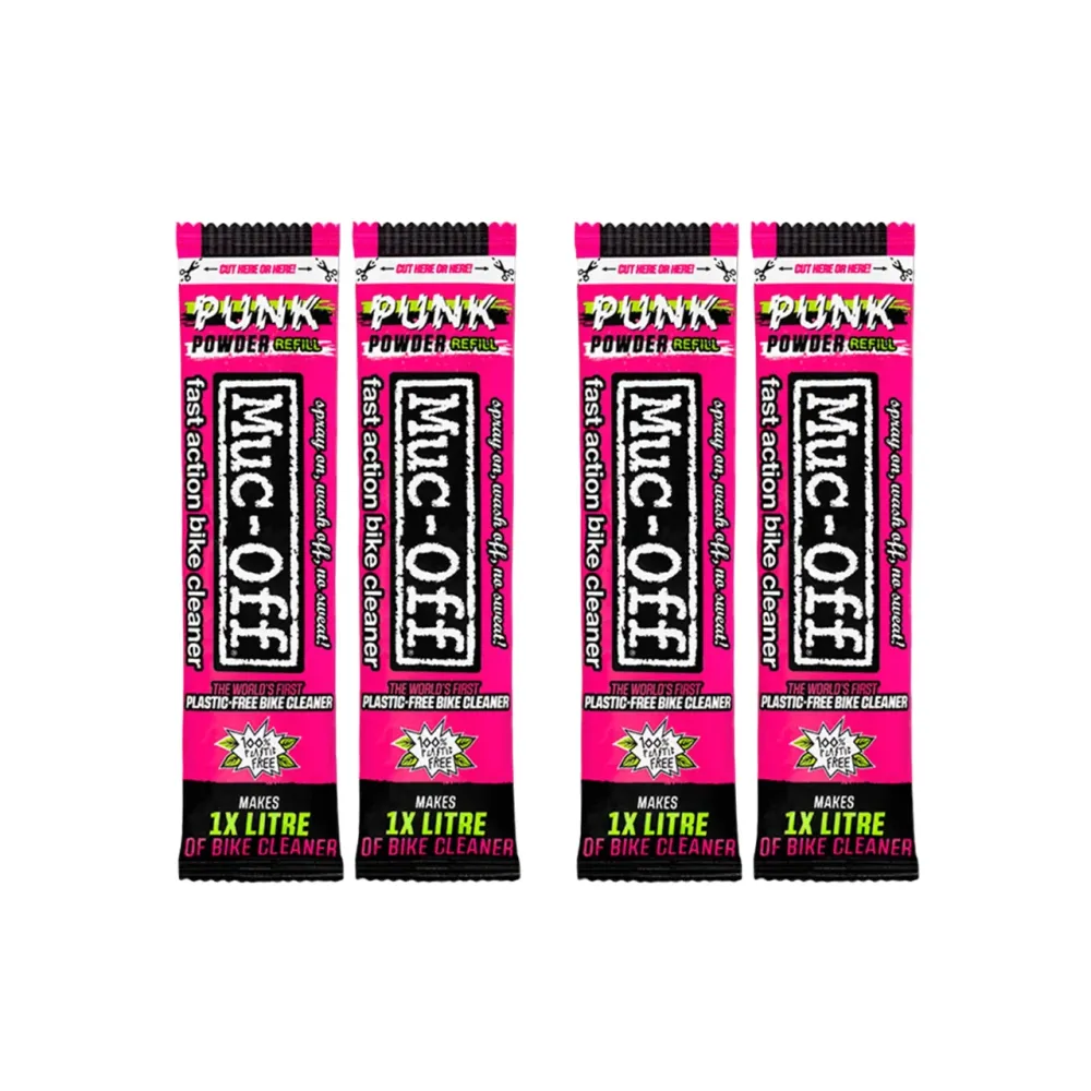 MUC-OFF PUNK POWDER Polvere detergente dissolvente (4 stick)
