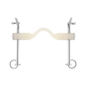 Nathe morso da briglia, 20 mm, con passaggio lingua, aste lunghe, termoplast 145 mm