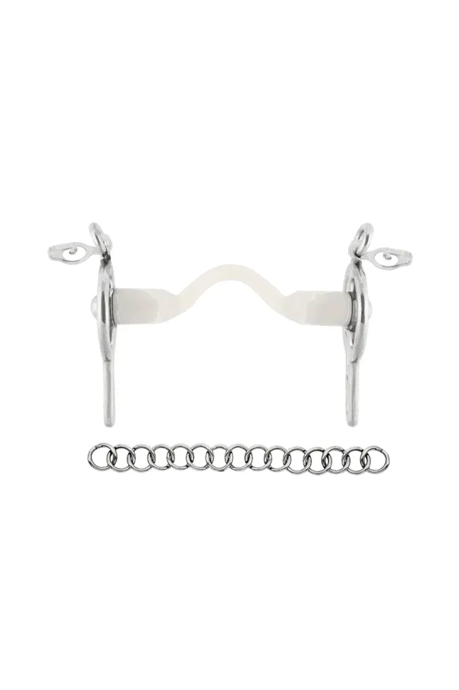 Nathe morso Liverpool da attacco, con passaggio lingua, 20 mm, aste corte, termoplast 125