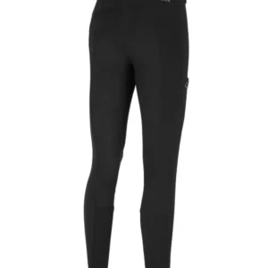 New Lugana FFL Pantaloni da equitazione donna vita media con grip integrale Black 72