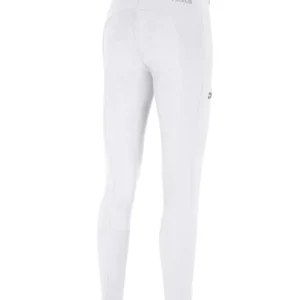 New Lugana FFL Pantaloni da equitazione donna vita media con grip integrale White 38