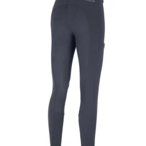 New Lugana FFL Pantaloni da equitazione donna vita media con grip integrale Dark Shadow 48