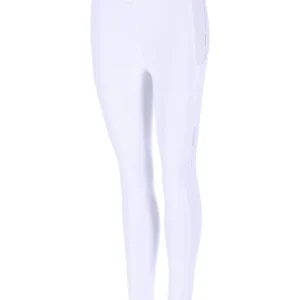 New Pocket Leggings da equitazione da donna con seduta intera optical white 40