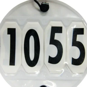 Numero testiera 4 cifre White/ Black Taglia unica