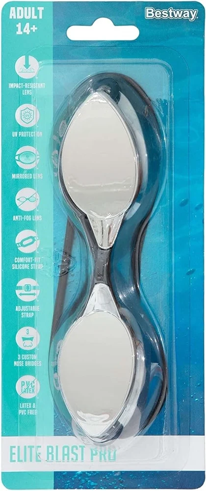 Occhialini Da Nuoto Piscina Specchio Protezione Uv Ocean Swell 14+ Anni 3 Colori 21066