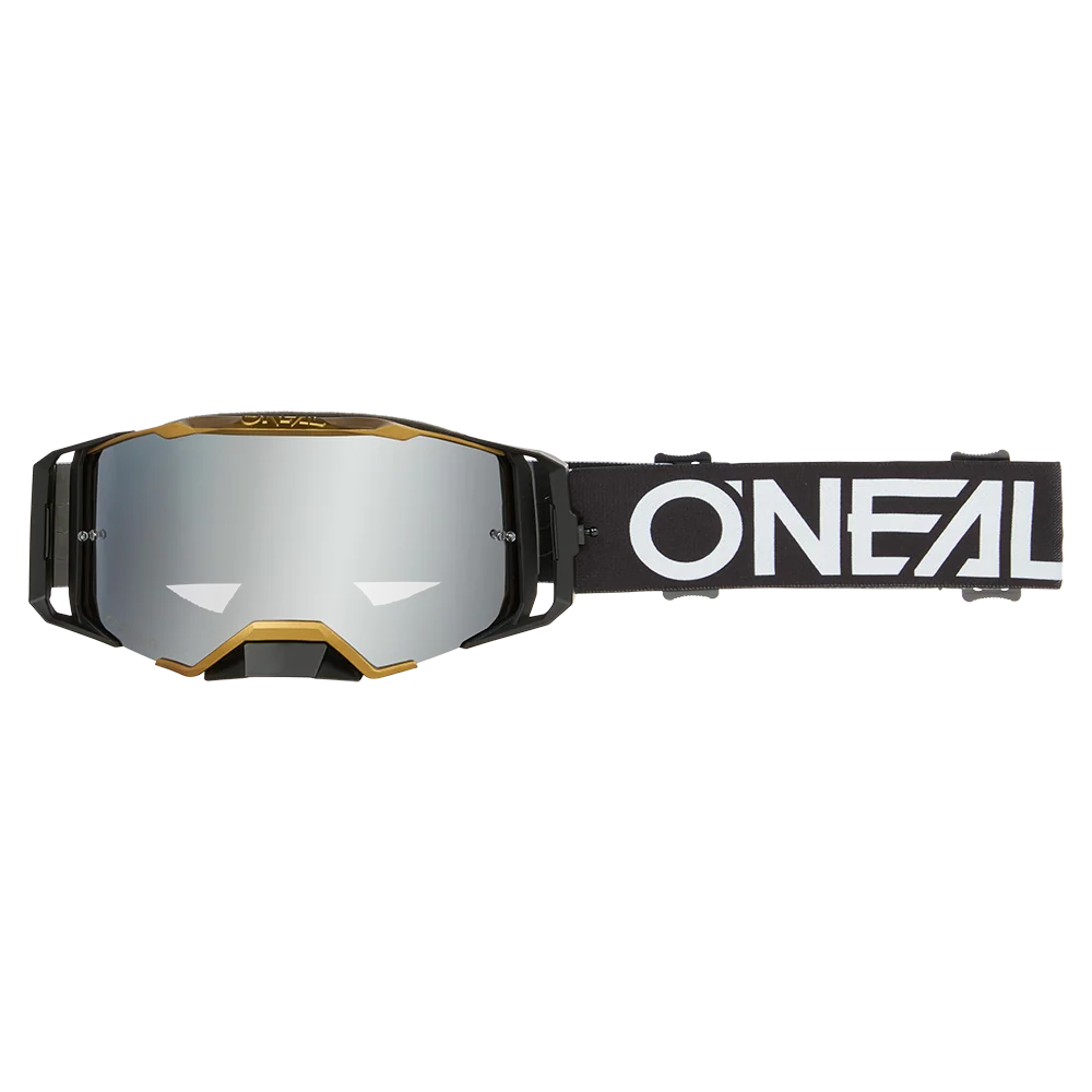 O'NEAL B-33 HEXA Occhiali specchio nero/oro argento