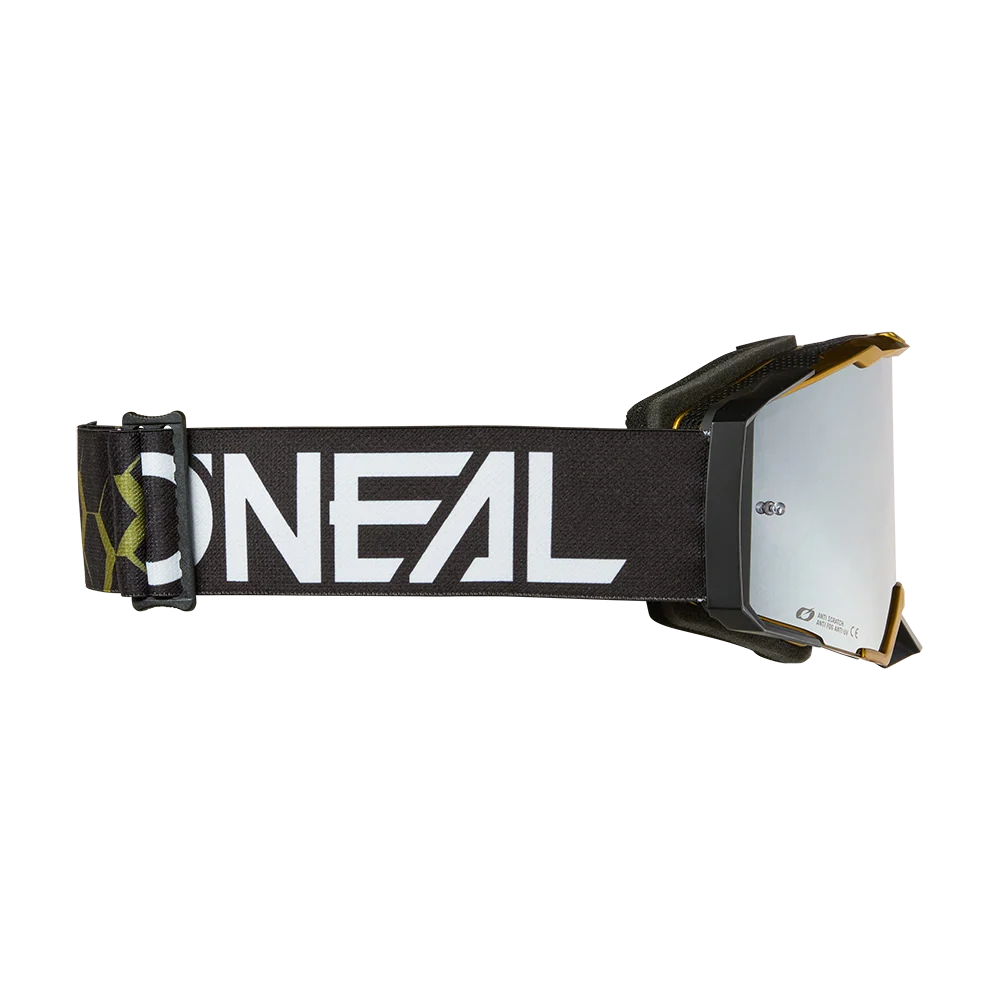 O'NEAL B-33 HEXA Occhiali specchio nero/oro argento