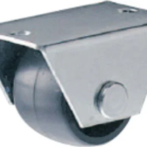 ORECA - RUOTA MONOLITICA POLIMERO TERMOPLASTICO - CON PIASTRA FISSA - kg 60 - ø 50