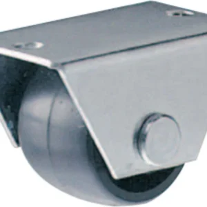ORECA - RUOTA MONOLITICA POLIMERO TERMOPLASTICO - CON PIASTRA FISSA kg 25 - ø 35
