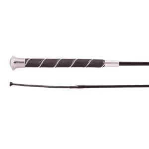 Orion frustino da dressage con impugnatura glitter Black/Silver 90