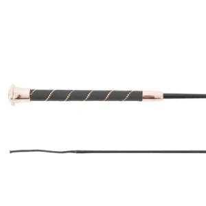 Orion frustino da dressage con impugnatura glitter Black/Rose gold 100