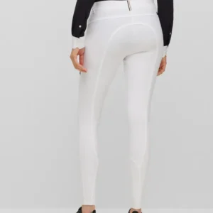 Pantaloni da equitazione con impugnatura completa Boss Heather da donna White XS