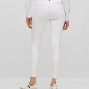Pantaloni da equitazione con impugnatura al ginocchio Boss Hazel da donna White M