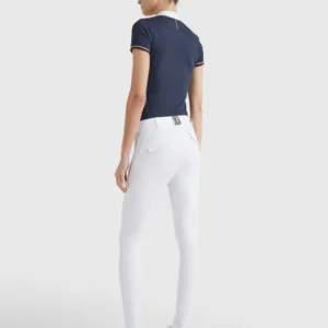 Pantaloni da equitazione da donna Classic con grip integrale White S