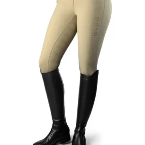 Pantaloni da equitazione JW Ladies Miami con silicone da donna Beige 40