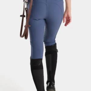 Pantaloni da equitazione X-Perform Iconic da donna con grip al ginocchio Vintage Indigo 40