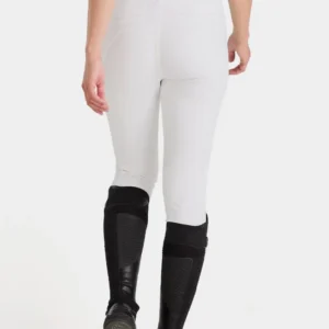 Pantaloni da equitazione X-Perform Iconic da donna con grip al ginocchio White 36