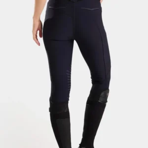 Pantaloni da equitazione X-Perform Iconic da donna con grip al ginocchio Dark Night 34