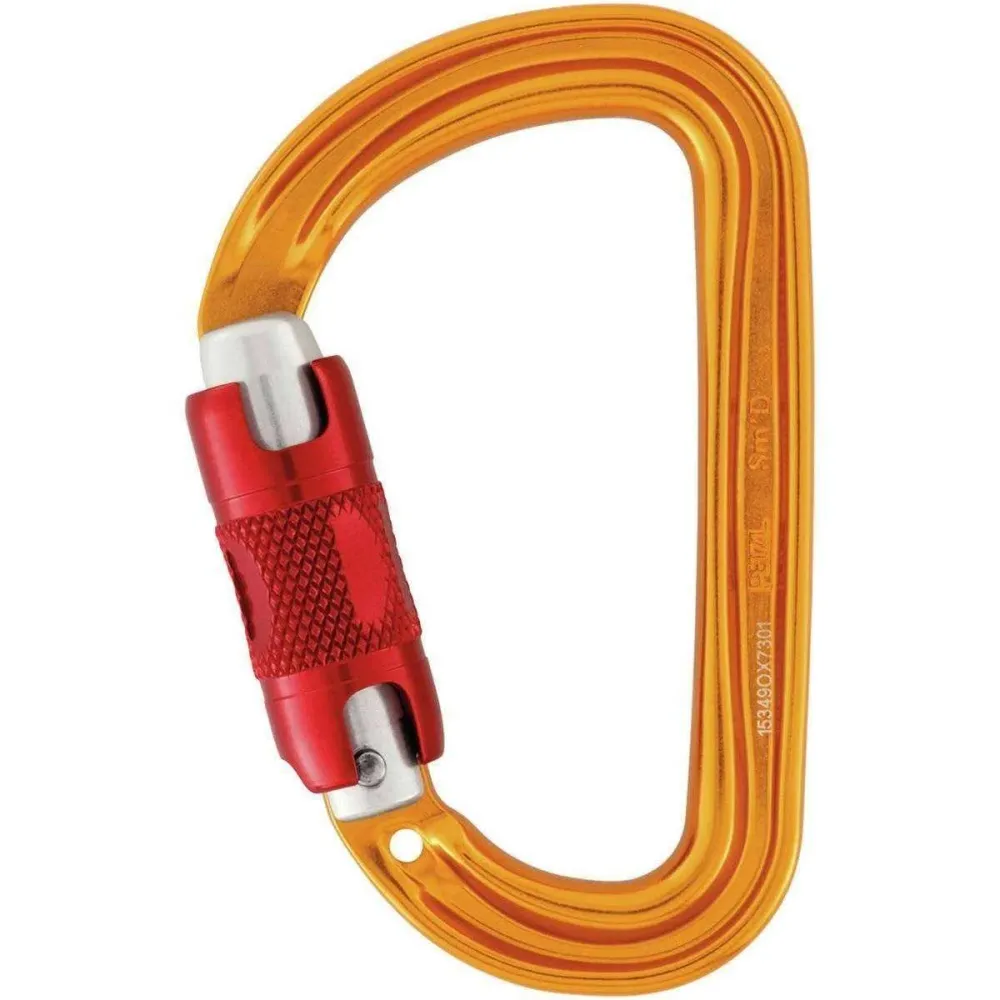 Moschettone Sm'D Twist-Lock, Giallo Petzl