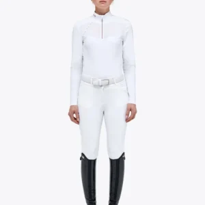 polo da donna maglia tecnica White L