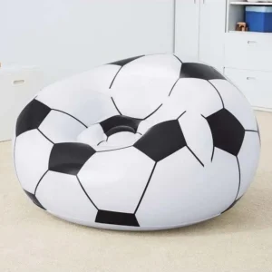 Poltrona Gonfiabile Pallone Da Calcio Poltroncina Soccer 114x112x66cm Sedia 75010