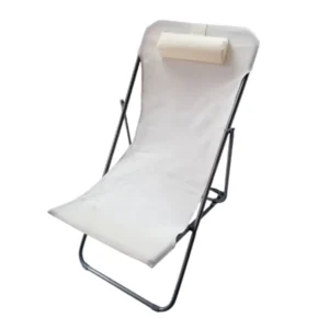 Poltrona relax 82x56x90 reclinabile 3 posizioni bianca
