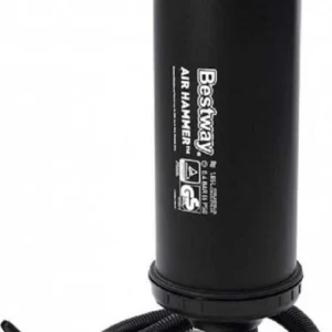 Pompa Di Gonfiaggio Manuale 36 Cm Volume 1.850 Cc 3 Adattatori Per Valvola 62003