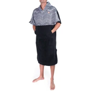 Poncho da surf etnico maniche corte