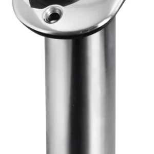 PORTACANNA DA INCASSO ACCIAO INOX 75 ° D INT 42 L 228
