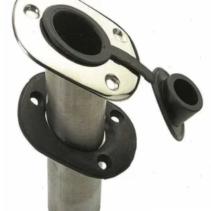 Portacanne incasso extra D40 Inox