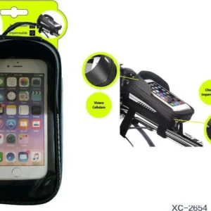 Portaoggetti Porta Cellulare Touch Screen Con Visiera Attacco Universale Xc-2654