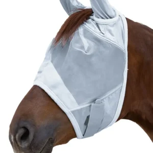 Premium maschera antimosche con orecchie Silver Grey C