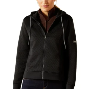 Radiance felpa da donna con cappuccio e zip integrale Black XL