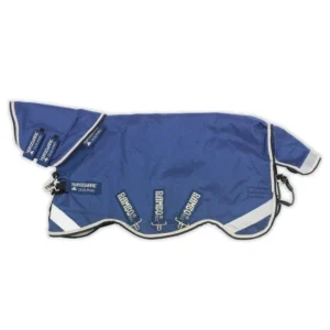 Rambo Tech Duo Turnout Rug detachable Neck Denim Blue/Teal Blue 125