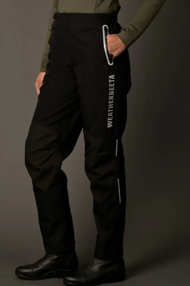 Rayne Soprapantaloni impermeabili da donna Black 38