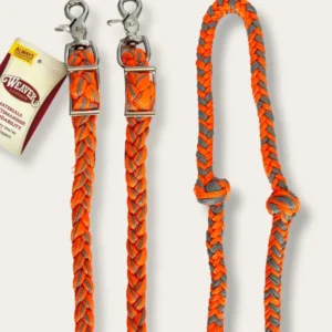 Redini da Barrel Nylon Orange/Gray di Weaver Leather