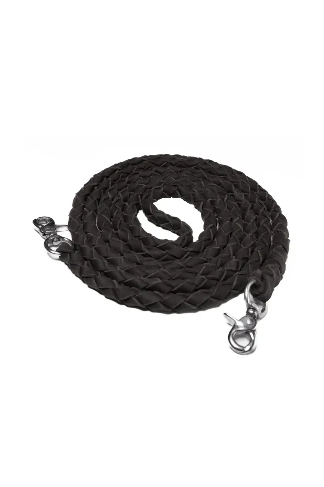 redini cuoio Jack Round intrecciate Black 300